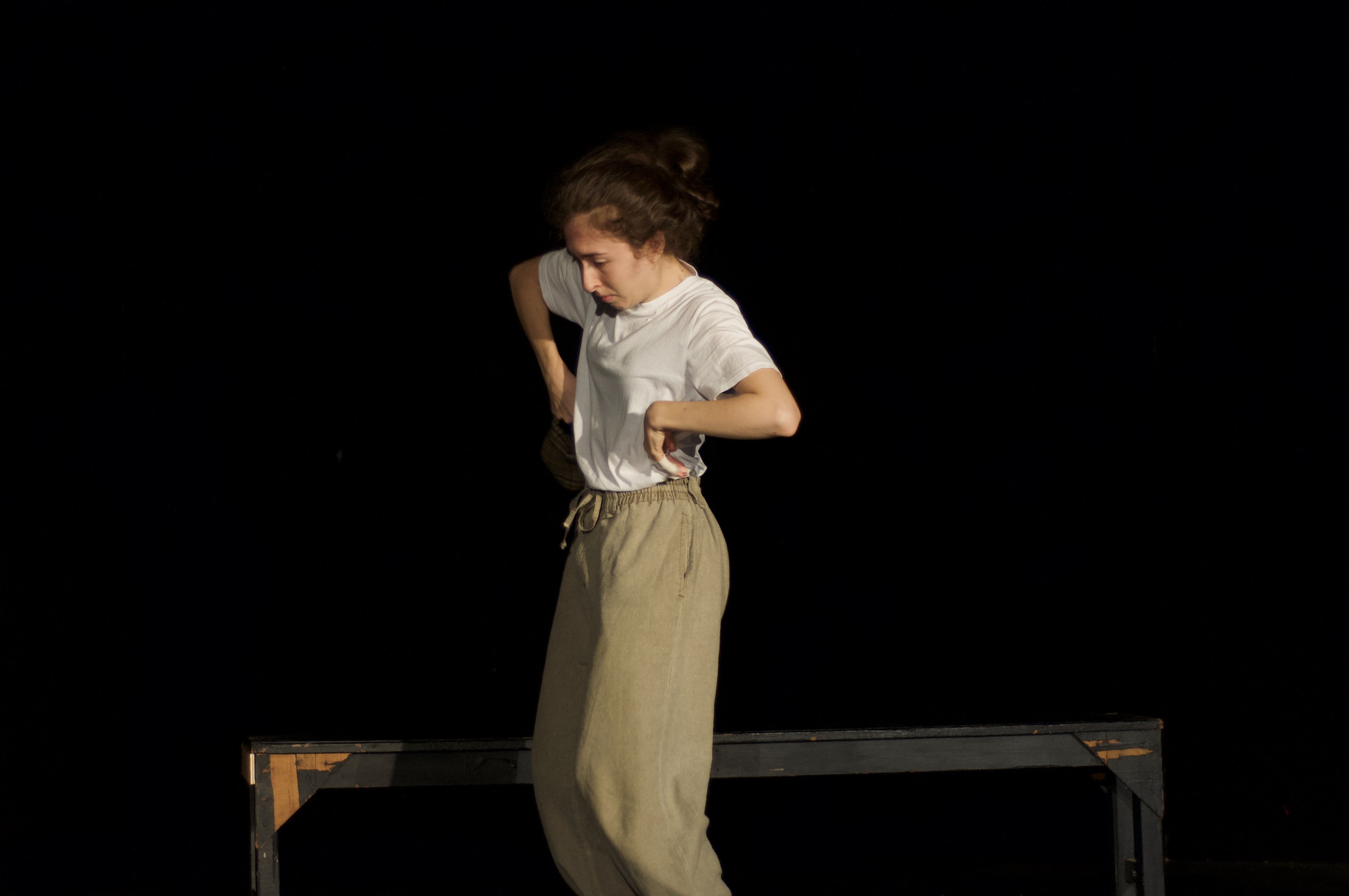 Giorgia in playful stance